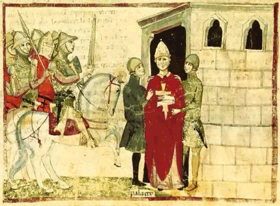 Papa Bonifacio VIII, hecho prisionero