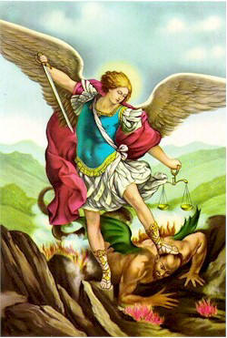 San Miguel Arcángel venciendo al demonio